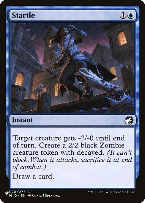Magic the Gathering Card - Startle - MTG Circle