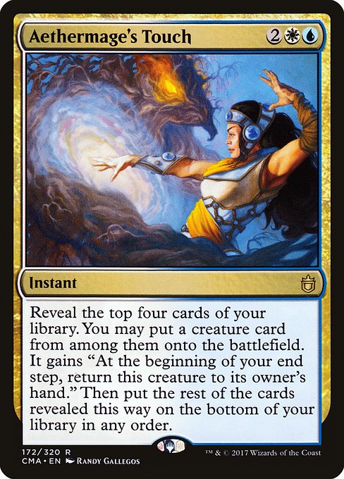 Magic the Gathering Card - Aethermage's Touch - MTG Circle