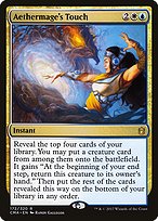 Magic the Gathering Card - Aethermage's Touch - MTG Circle