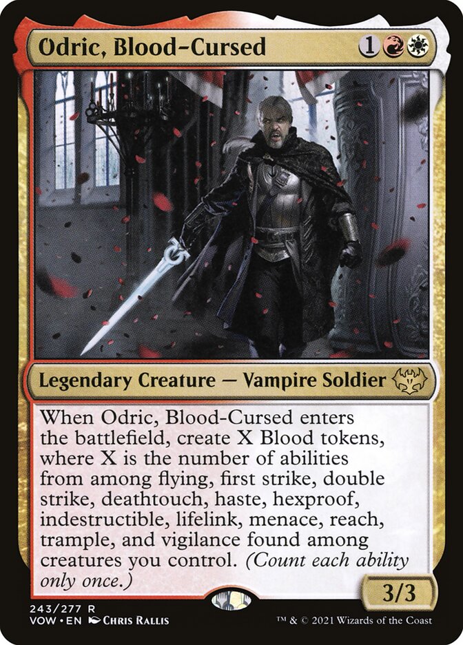Magic the Gathering Card - Odric, Blood-Cursed - MTG Circle