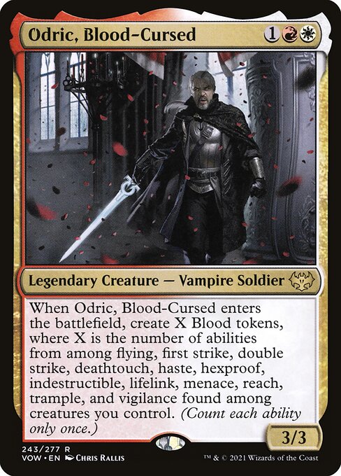 Magic the Gathering Card - Odric, Blood-Cursed - MTG Circle