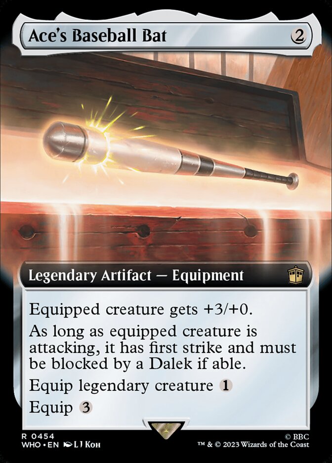 Magic the Gathering Card - Ace's Baseball Bat - MTG Circle