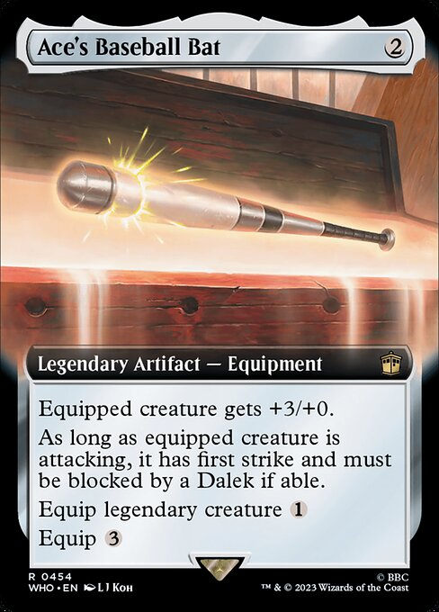 Magic the Gathering Card - Ace's Baseball Bat - MTG Circle