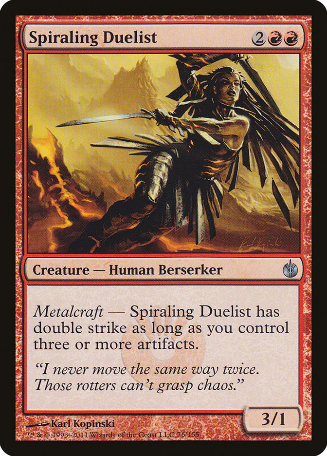 Magic the Gathering Card - Spiraling Duelist - MTG Circle