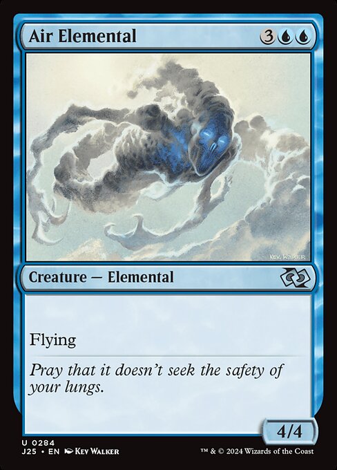 Magic the Gathering Card - Air Elemental - MTG Circle