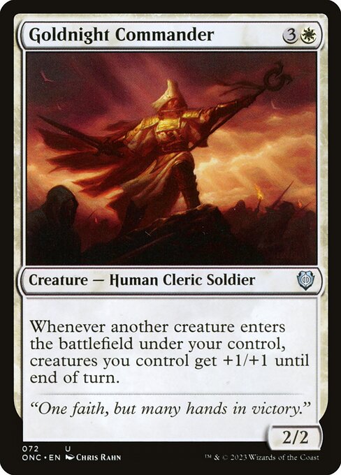 Magic the Gathering Card - Goldnight Commander - MTG Circle