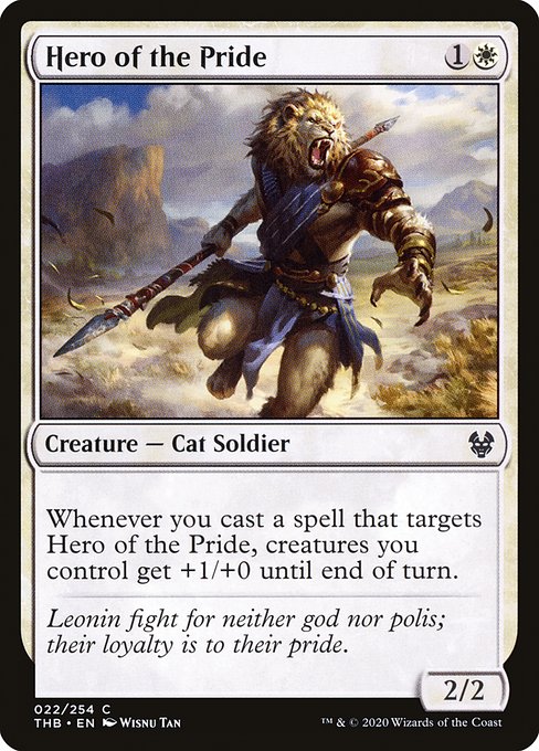 Magic the Gathering Card - Hero of the Pride - MTG Circle