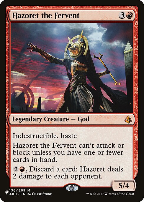 Magic the Gathering Card - Hazoret the Fervent - MTG Circle