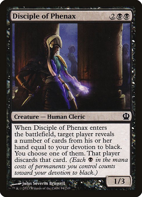 Magic the Gathering Card - Disciple of Phenax - MTG Circle