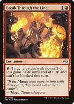 Magic the Gathering Card - Break Through the Line - MTG Circle