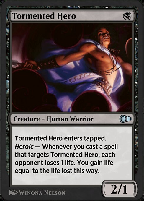 Magic the Gathering Card - Tormented Hero - MTG Circle