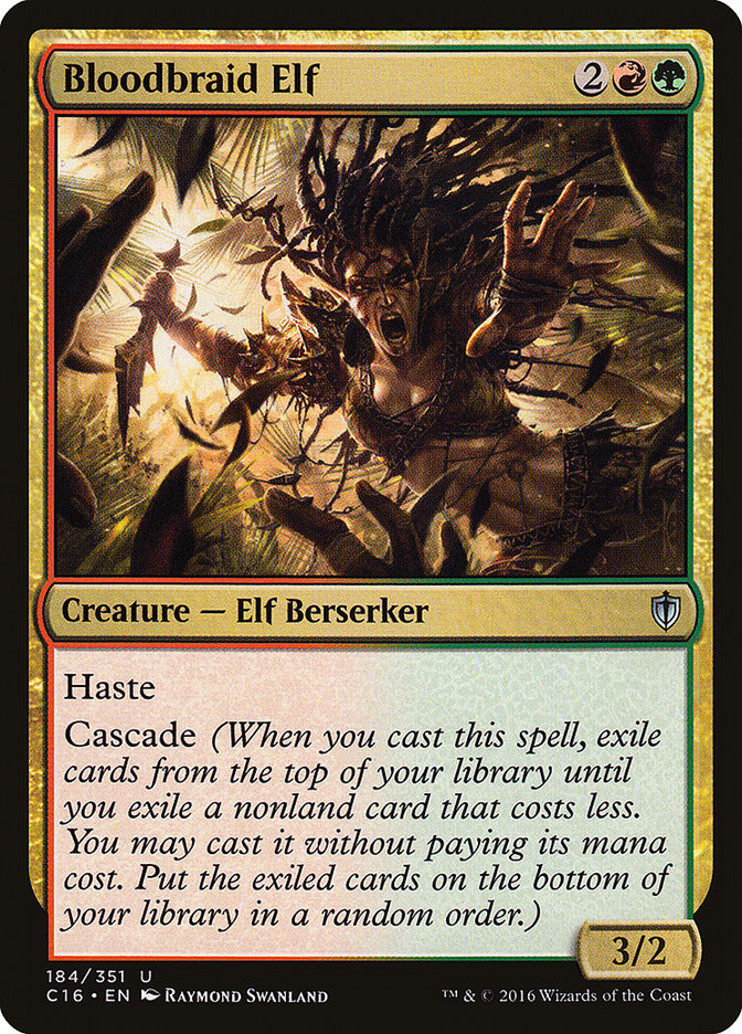 Magic the Gathering Card - Bloodbraid Elf - MTG Circle
