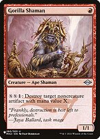 Magic the Gathering Card - Gorilla Shaman - MTG Circle