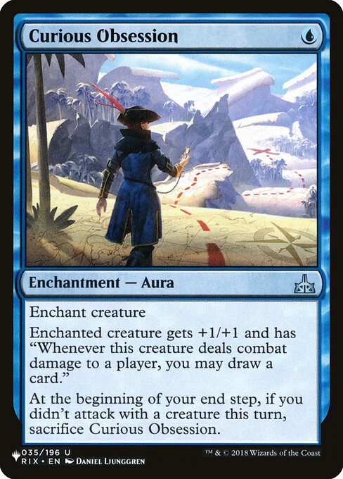 Magic the Gathering Card - Curious Obsession - MTG Circle