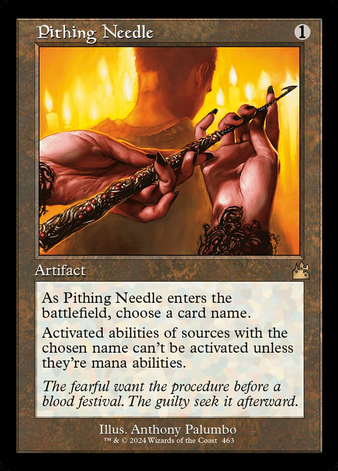 Magic the Gathering Card - Pithing Needle - MTG Circle