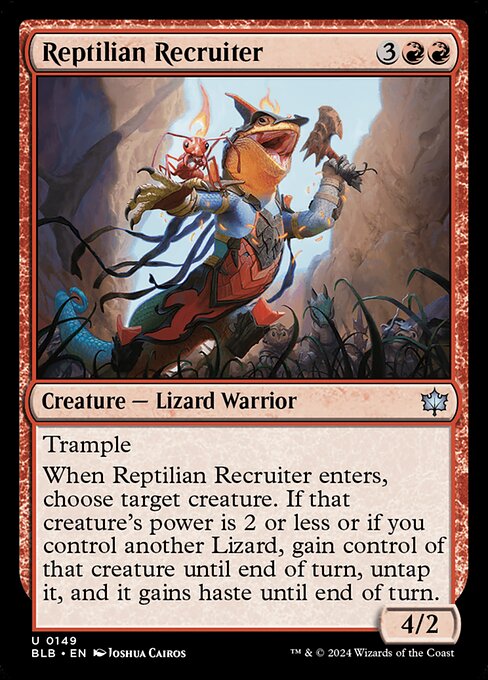 Magic the Gathering Card - Reptilian Recruiter - MTG Circle