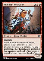 Magic the Gathering Card - Reptilian Recruiter - MTG Circle