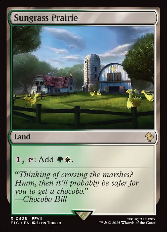 Magic the Gathering Card - Sungrass Prairie - MTG Circle
