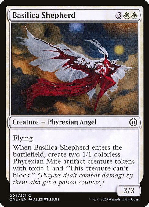 Magic the Gathering Card - Basilica Shepherd - MTG Circle