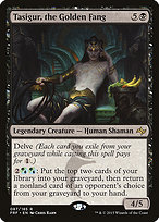 Magic the Gathering Card - Tasigur, the Golden Fang - MTG Circle