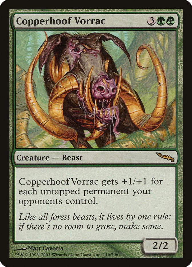 Magic the Gathering Card - Copperhoof Vorrac - MTG Circle