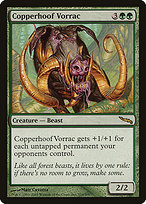 Magic the Gathering Card - Copperhoof Vorrac - MTG Circle