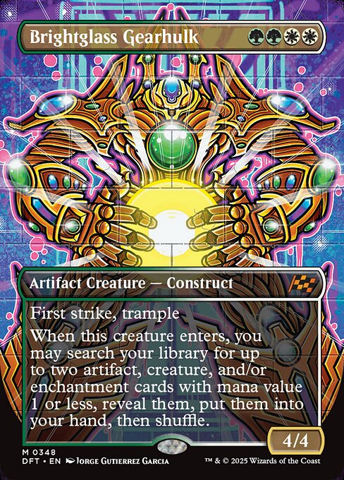 Magic the Gathering Card - Brightglass Gearhulk - MTG Circle