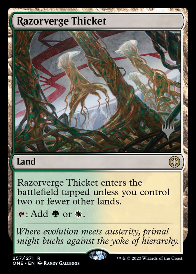 Magic the Gathering Card - Razorverge Thicket - MTG Circle