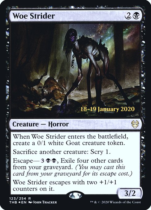 Magic the Gathering Card - Woe Strider - MTG Circle