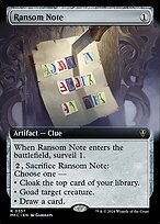 Magic the Gathering Card - Ransom Note - MTG Circle