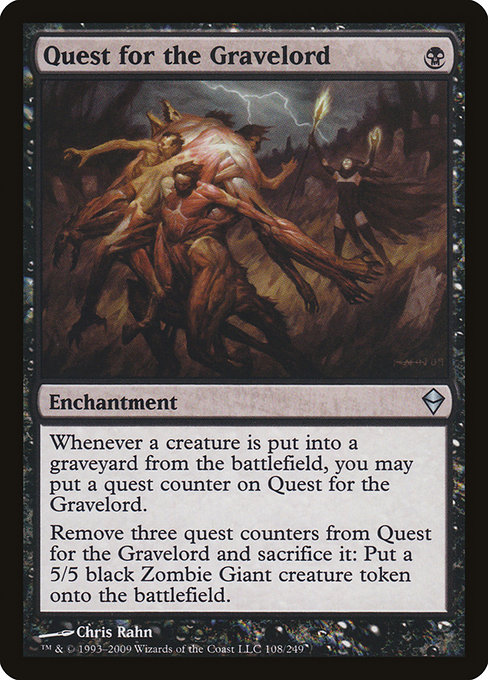 Magic the Gathering Card - Quest for the Gravelord - MTG Circle