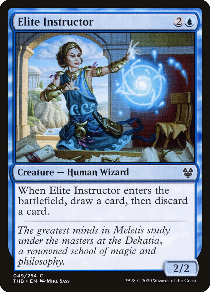 Magic the Gathering Card - Elite Instructor - MTG Circle