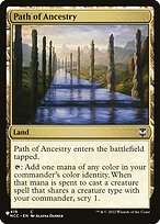 Magic the Gathering Card - Path of Ancestry - MTG Circle