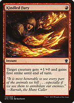 Magic the Gathering Card - Kindled Fury - MTG Circle