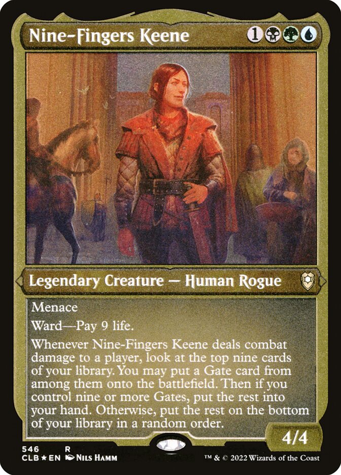 Magic the Gathering Card - Nine-Fingers Keene - MTG Circle