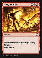 Magic the Gathering Card - Fiery Temper - MTG Circle