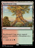 Magic the Gathering Card - Rootbound Crag - MTG Circle