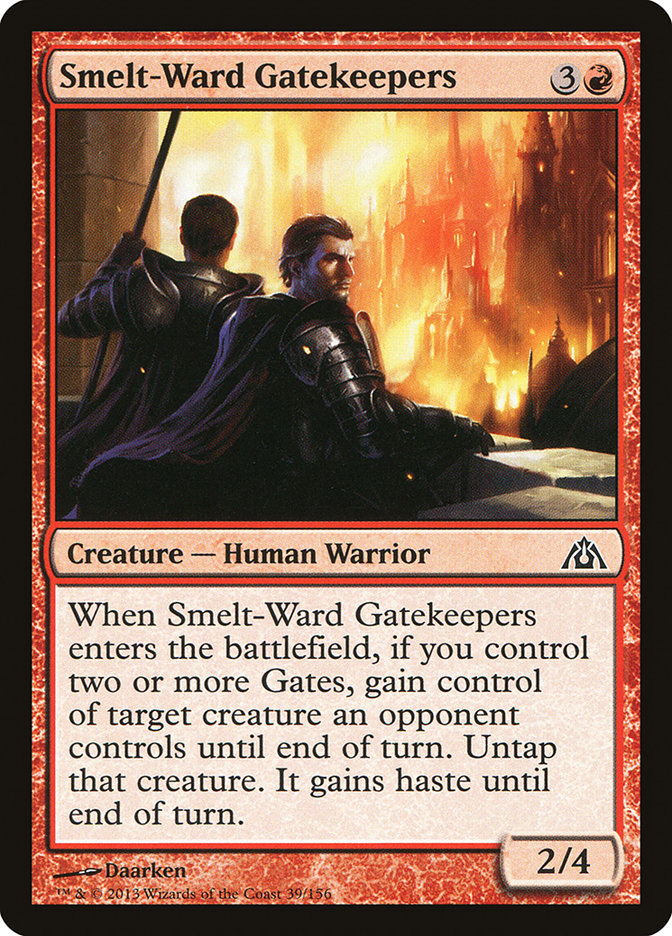 Magic the Gathering Card - Smelt-Ward Gatekeepers - MTG Circle