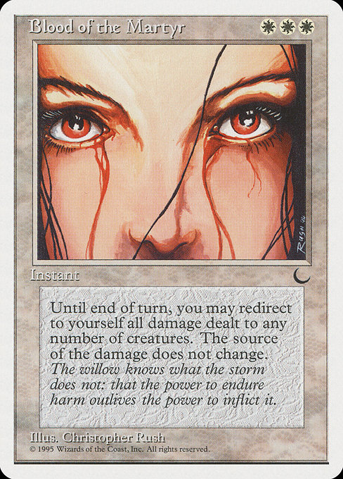 Magic the Gathering Card - Blood of the Martyr - MTG Circle