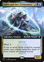 Magic the Gathering Card - Adrix and Nev, Twincasters - MTG Circle