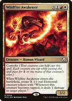 Magic the Gathering Card - Wildfire Awakener - MTG Circle