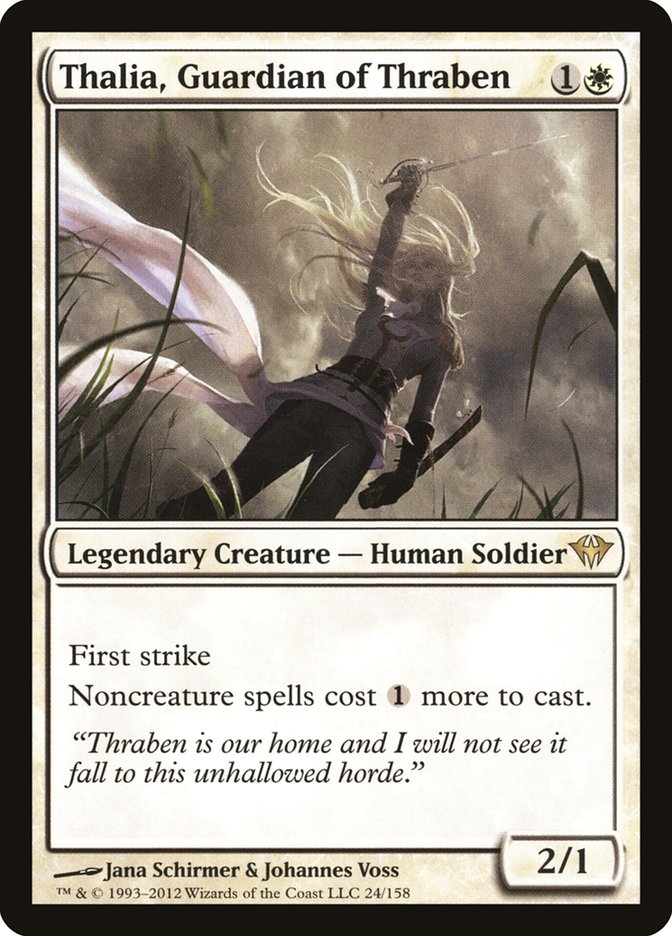 Magic the Gathering Card - Thalia, Guardian of Thraben - MTG Circle