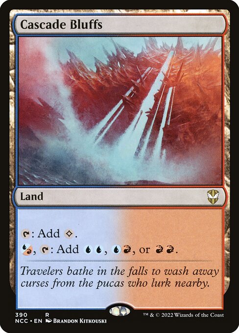 Magic the Gathering Card - Cascade Bluffs - MTG Circle