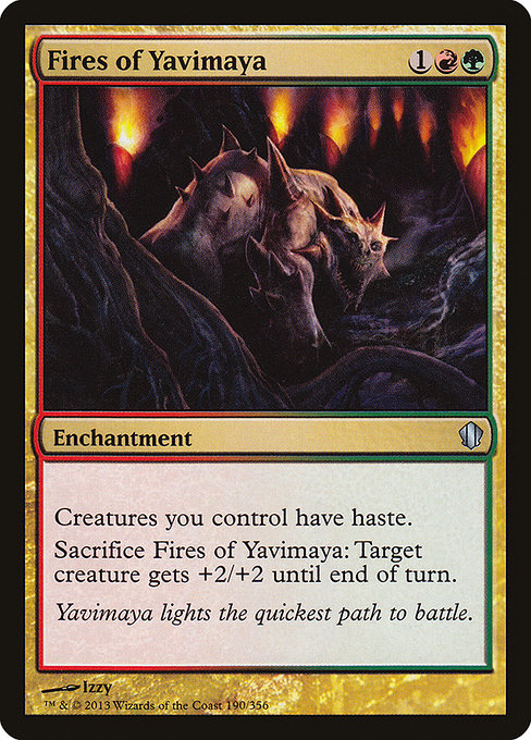 Magic the Gathering Card - Fires of Yavimaya - MTG Circle