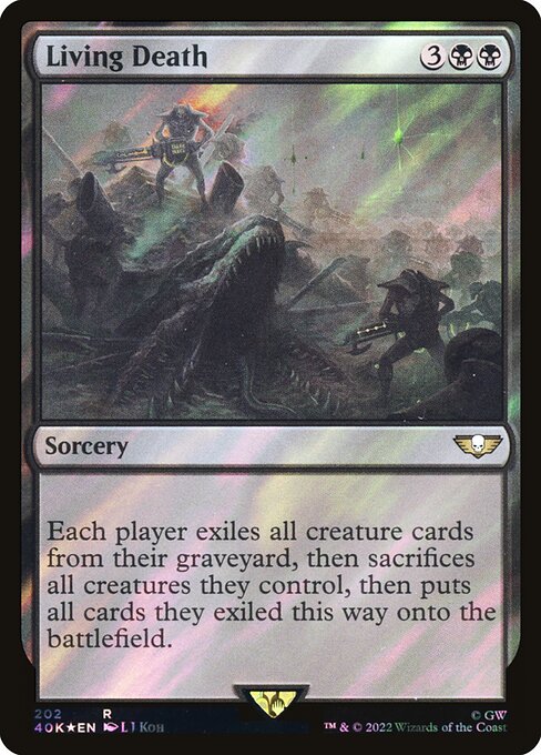 Magic the Gathering Card - Living Death - MTG Circle