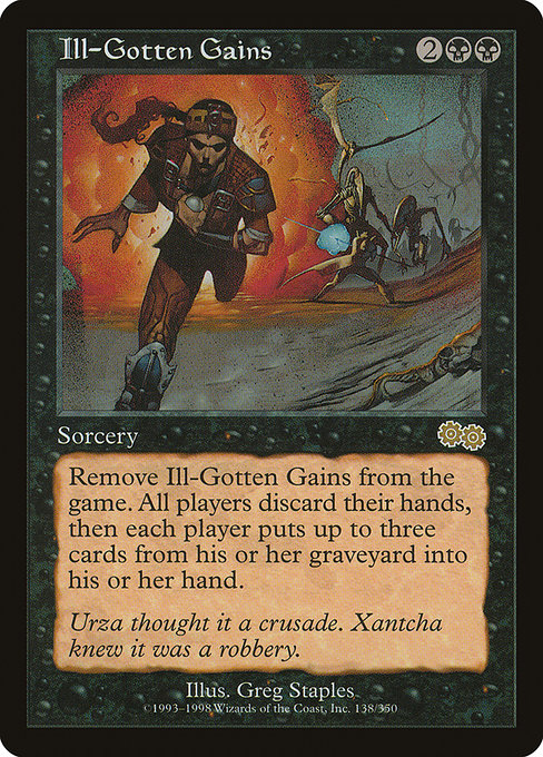Magic the Gathering Card - Ill-Gotten Gains - MTG Circle
