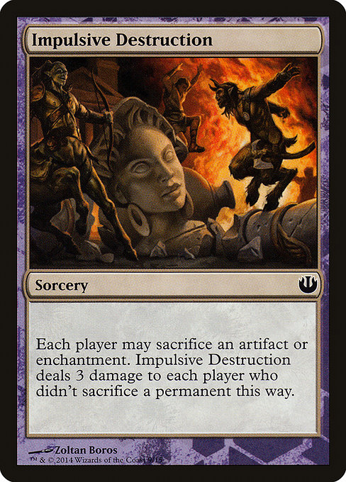Magic the Gathering Card - Impulsive Destruction - MTG Circle