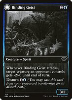 Magic the Gathering Card - Binding Geist // Spectral Binding - MTG Circle