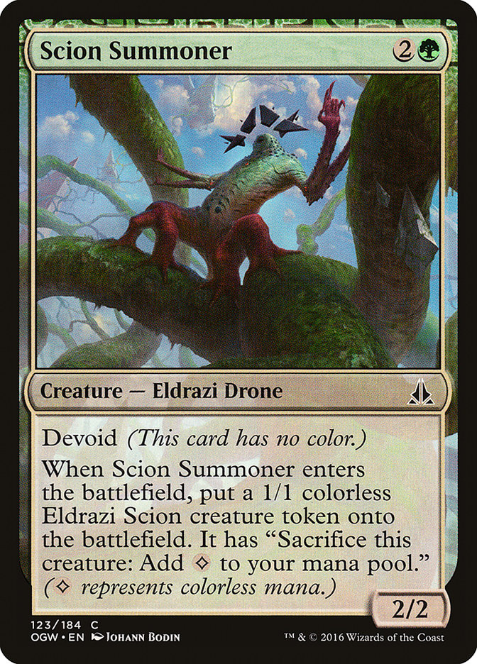Magic the Gathering Card - Scion Summoner - MTG Circle