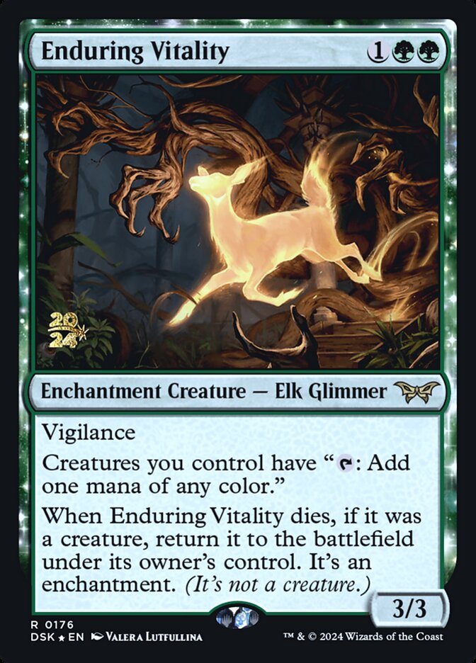 Magic the Gathering Card - Enduring Vitality - MTG Circle